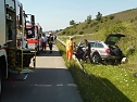 Unfall auf der A 38 (Foto: nnz)