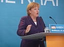 Besuch von Angela Merkel in Nordhausen (Foto: nnz, T. Soszynski, K. Knittel)