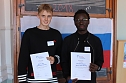 3. Platz: Cornel Newton Masinde und Johannes Plewe (Foto: Deutsch-Russisches Forum)