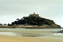  St. Michael&acute;s  Mount ist ein bekanntes Postkartenmotiv. Bei Flut kann die Insel nur per Boot erreicht werden. (Foto: Kurt Frank)