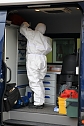 Gro&szlig;einsatz der Polizei in Berka (Foto: S. Dietzel)