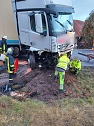 LKW-Bergung bei Oberspier (Foto: S.Dietzel) LKW-Bergung bei Oberspier (Foto: S.Dietzel)