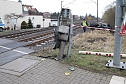 Unfall am Bahn&uuml;bergang (Foto: S. Dietzel)