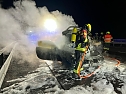 Auto brannte aus (Foto: Feuerwehr Heringen/Silvio Dietzel)