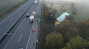 Schwerer Unfall auf der A38 (Foto: S. Dietzel)
