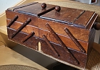 Verschenke N&auml;hkasten aus Holz,  es fehlt der Griff 