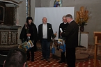 Würdigung von Helfern, die Anteil an der erfolgreichen Gestaltung zweier Jubiläen am 12. September des vergangenen Jahres in Hettstedt hatten. (Foto: Jochen Miche) Würdigung von Helfern, die Anteil an der erfolgreichen Gestaltung zweier Jubiläen am 12. September des vergangenen Jahres in Hettstedt hatten. (Foto: Jochen Miche)