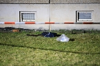 Fenstersturz gestern Abend in Nordhausen (Foto: S.Dietzel)