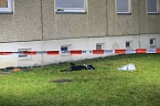 Fenstersturz gestern Abend in Nordhausen (Foto: S.Dietzel)