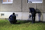 Fenstersturz gestern Abend in Nordhausen (Foto: S.Dietzel)