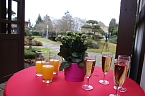 Feuchtfr&ouml;hliche Begr&uuml;&szlig;ung im Japanischen Garten (Foto: E.Wiegand)