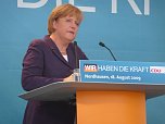 Besuch von Angela Merkel in Nordhausen (Foto: nnz, T. Soszynski, K. Knittel)