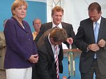 Besuch von Angela Merkel in Nordhausen (Foto: nnz, T. Soszynski, K. Knittel)