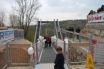 Titan RT - die längste Fußgängerhängebrücke der Welt wurde heute im Harz eröffnet (Foto: Angelo Glashagel) Titan RT - die längste Fußgängerhängebrücke der Welt wurde heute im Harz eröffnet (Foto: Angelo Glashagel)