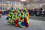 Rosenmontag auf dem Markt Sondershausen (Foto: Karl-Heinz Herrmann) Rosenmontag auf dem Markt Sondershausen (Foto: Karl-Heinz Herrmann)