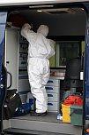 Gro&szlig;einsatz der Polizei in Berka (Foto: S. Dietzel)