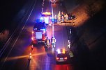 Unfall auf der A38 bei Werther (Foto: S.Dietzel)