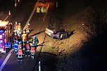 Unfall auf der A38 bei Werther (Foto: S.Dietzel)
