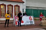v.l. Julia Kliebe aus Ebeleben, Ortsteilb&uuml;rgermeister von Bendeleben Ren&eacute; Pfeiffer,  Marco Wohlenberg vom Tourismusverband S&uuml;dharz Kyffh&auml;user, Daniela Althaus von F&ouml;rderverein Park Hohenrode Nordhausen. (Foto: Eva Maria Wiegand)