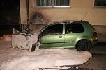 Mutma&szlig;liche Brandanschl&auml;ge gestern nacht in Sonderhausen (Foto: S.Dietzel)