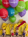 Luftballons, Malb&uuml;cher, Stifte und nat&uuml;rlich den Helios-Hasen Hugo Hops wurden zum Weltkindertag verschenkt (Foto: Helios Klinik Sangerhausen )