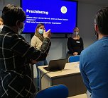 Foto 3: Netzwerktreffen im Helios Bildungszentrum Sangerhausen, Begr&uuml;&szlig;ung durch Laura Schmidt, Leiterin des Bildungszentrums   (Foto: Helios Bildungszentrum Mansfeld-S&uuml;dharz GmbH )