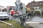 Unfall am Bahn&uuml;bergang (Foto: S. Dietzel)