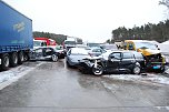 Massenkarambolage (Foto: Polizei)