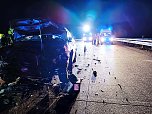 Autobahnunfall gestern Abend (Foto: S.Dietzel) Autobahnunfall gestern Abend (Foto: S.Dietzel)