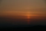 Sonnenuntergang - fotografiert vom Hainer Berg (Foto: Christoph Keil)