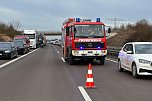 Autobahnunfall heute Vormittag (Foto: Feuerwehr Heringen/Silvio Dietzel)