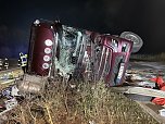 LKW-Unfall auf der Autobahn 38 (Foto: S.Dietzel)