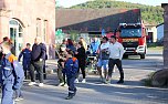 Aufstellung des Maibaums in Kelbra (Foto: Ulrich Reinboth)