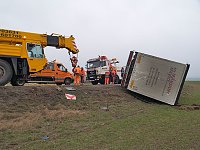 Bild: Lkw Unfall auf der B 4