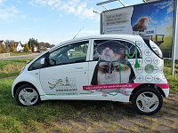 Stadtwerke Sondershausen GmbH sind nun auch mit Strom mobil. Autohaus Peter Gruppe übergab heute E-Mobil... Bild: Stadtwerke Sondershausen GmbH sind nun auch mit Strom mobil. Autohaus Peter Gruppe übergab heute E-Mobil...