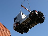 Fliegender Brummi Bild: Fliegender Brummi