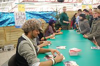 Bild: Autogrammstunde beFour in Nordhausen. nnz-City Scout on Tour