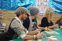 Bild: Autogrammstunde beFour in Nordhausen. nnz-City Scout on Tour