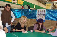 Bild: Autogrammstunde beFour in Nordhausen. nnz-City Scout on Tour