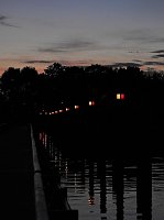 Spinnen im Mondschein am Goitzsche See Bild: Spinnen im Mondschein am Goitzsche See
