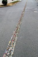 Die "Neue Sorge" bereitete den Weltrekordlern keine Sorge: Die Straße ist sauber und schnurgerade. Bild: Die "Neue Sorge" bereitete den Weltrekordlern keine Sorge: Die Straße ist sauber und schnurgerade.