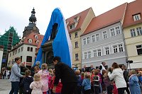 Bild: Der Augenblick der Enth&uuml;llung naht.