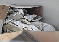 Bild: Peter Blei in den Ruinen der Schuhfabrik in Wiehe