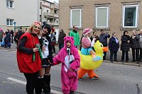 Bild: N&auml;rrinnen und Narren ziehen durch die Stadt (2)