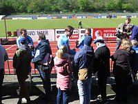 Vor und nach dem Spiel gegen den BAK Bild: Vor und nach dem Spiel gegen den BAK