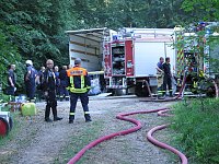 Brand im Alten Stolberg Bild: Brand im Alten Stolberg