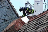 Dauereinsatz für Hettstedter Wehr Bild: Dauereinsatz für Hettstedter Wehr