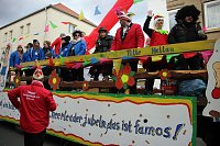 Der Rosenmontagsumzug in Sondershausen (1) Bild: Der Rosenmontagsumzug in Sondershausen (1)
