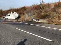 Bild: Explosionsgefahr auf der A 38