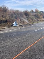 Bild: Explosionsgefahr auf der A 38